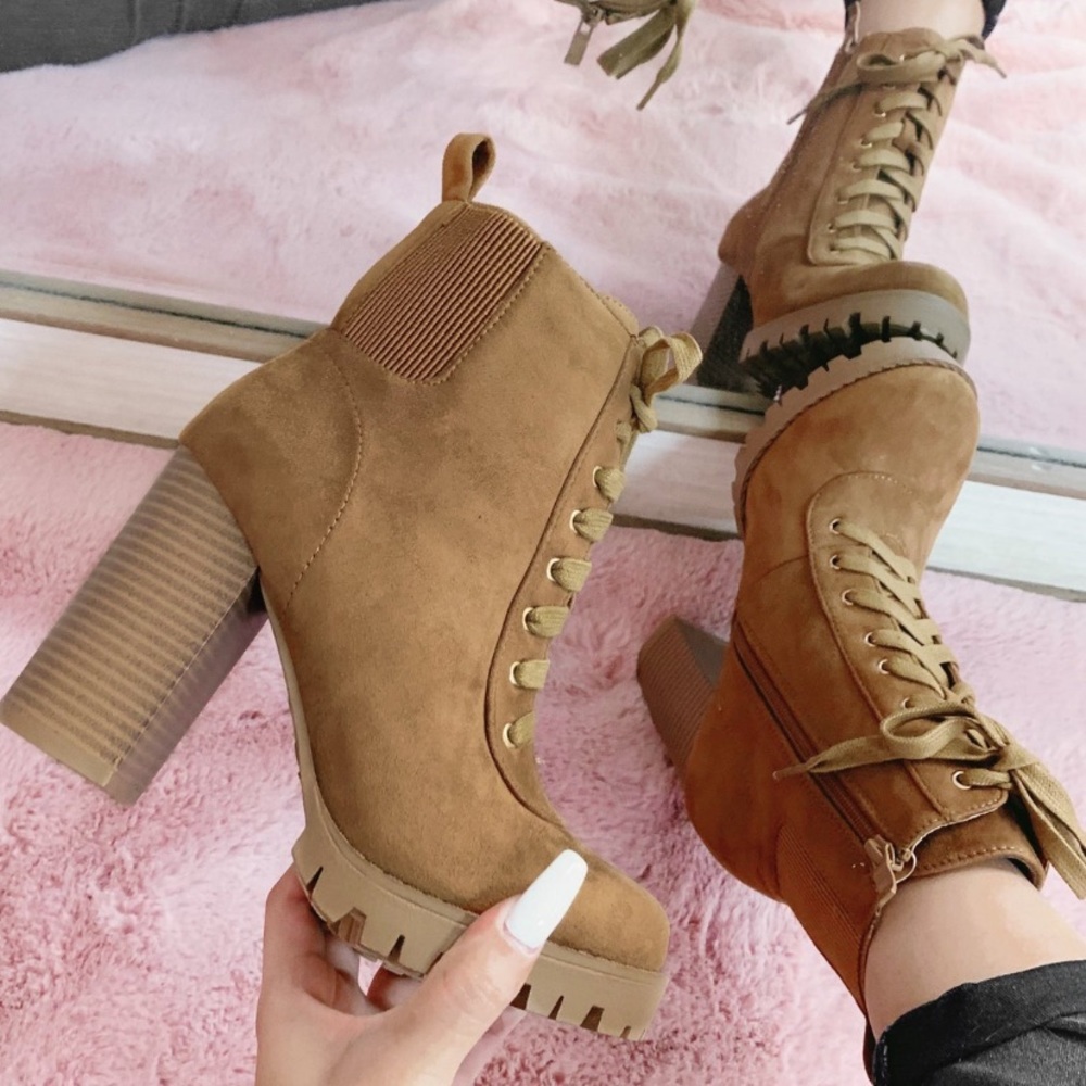 Faux Suede Booties